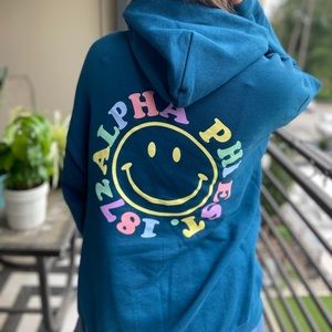 Alpha Phi Smile Hoodie